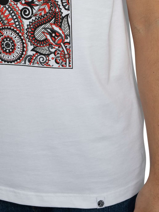 Pretty Green Resonance Box Logo T-Shirt, Weiß - Image 4