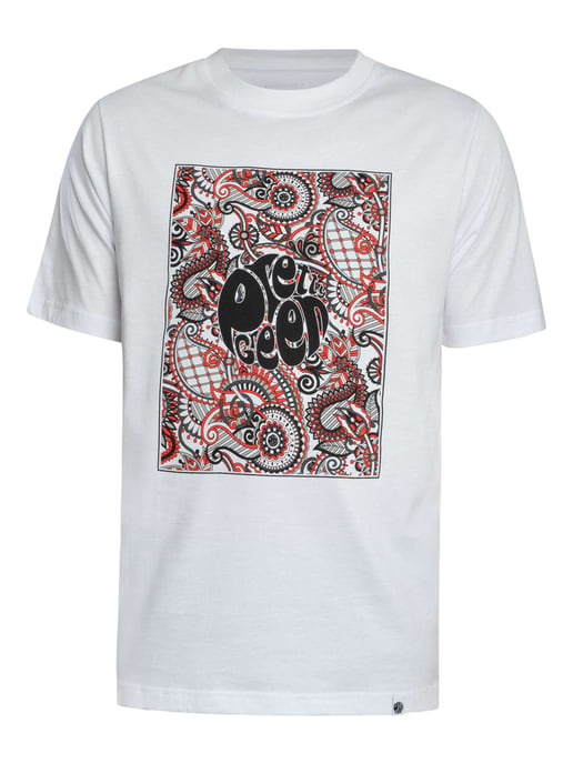 Pretty Green Resonance Box Logo T-Shirt, Weiß - Image 5
