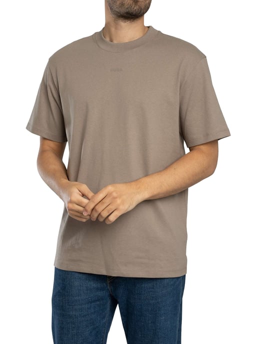 HUGO Dapolino-Logo-T-Shirt, Braun - Image 1