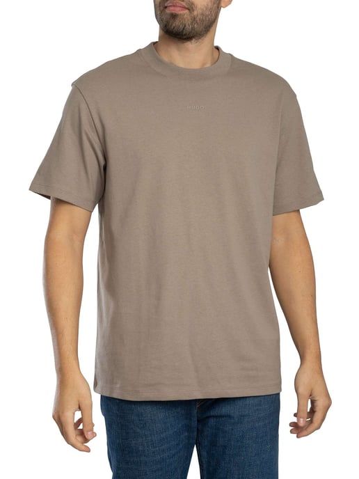 HUGO Dapolino-Logo-T-Shirt, Braun - Image 2