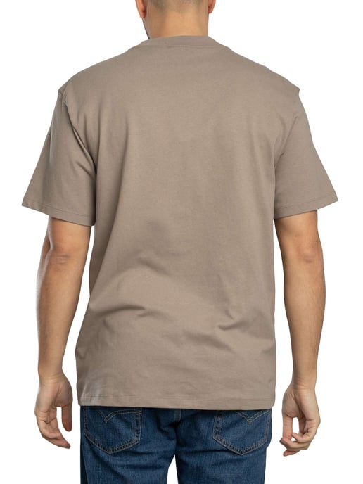 HUGO Dapolino-Logo-T-Shirt, Braun - Image 3