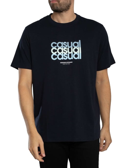 Weekend Offender WOL Grafik-T-Shirt, Blau - Image 2