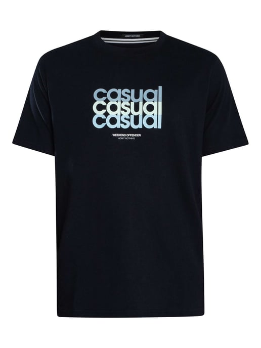 Weekend Offender WOL Grafik-T-Shirt, Blau - Image 5