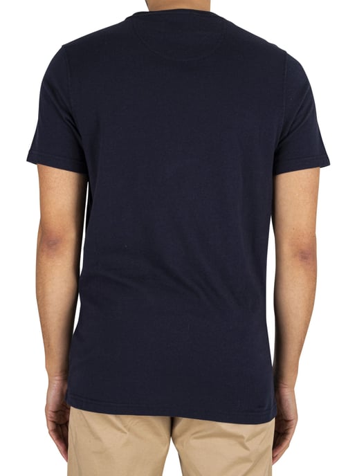 Barbour Maßgeschneidertes Sport-T-Shirt, Blau - Image 3