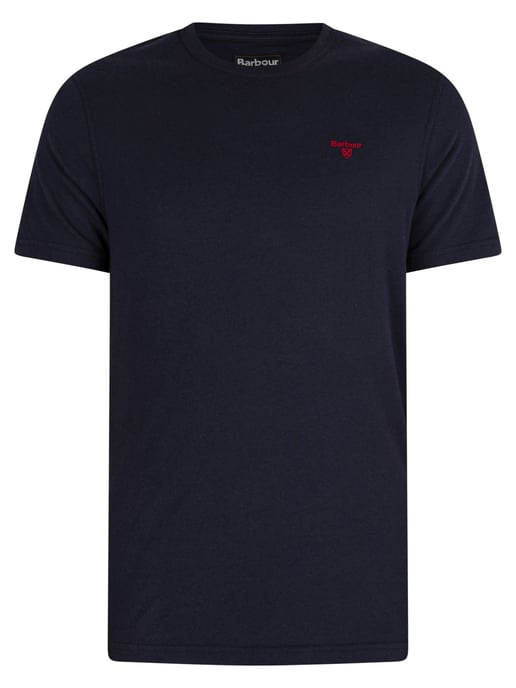 Barbour Maßgeschneidertes Sport-T-Shirt, Blau - Image 5