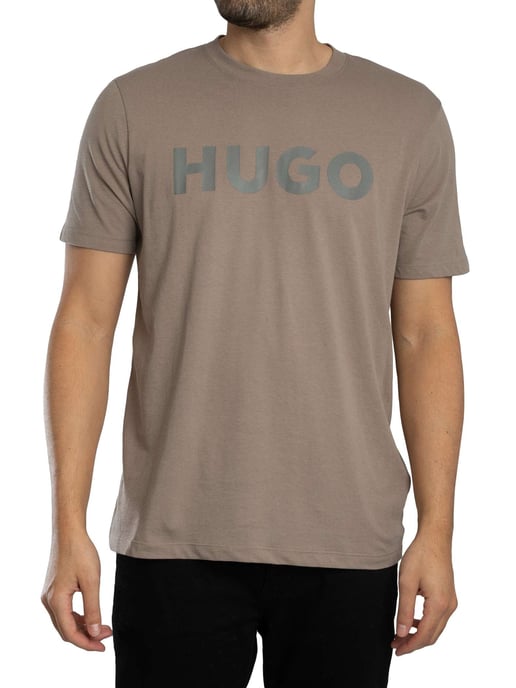 HUGO Dulivio Grafik-T-Shirt, Braun - Image 1