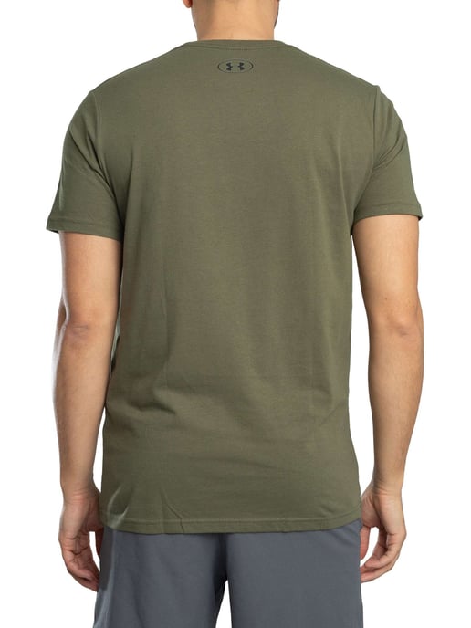 Under Armour Locker Sitzendes T-Shirt Mit Logo Auf Der Linken Brust, Grün - Image 3