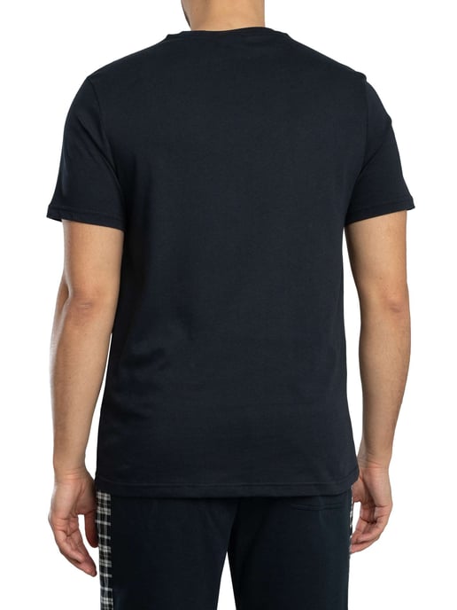 Lyle & Scott Kariertes T-Shirt Mit Einsätzen, Blau - Image 3