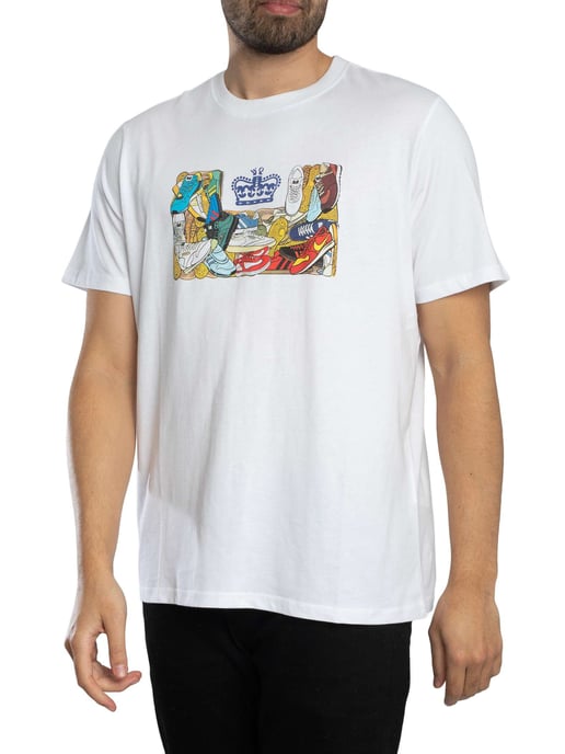 Weekend Offender Darblay Grafik-T-Shirt, Weiß - Image 2