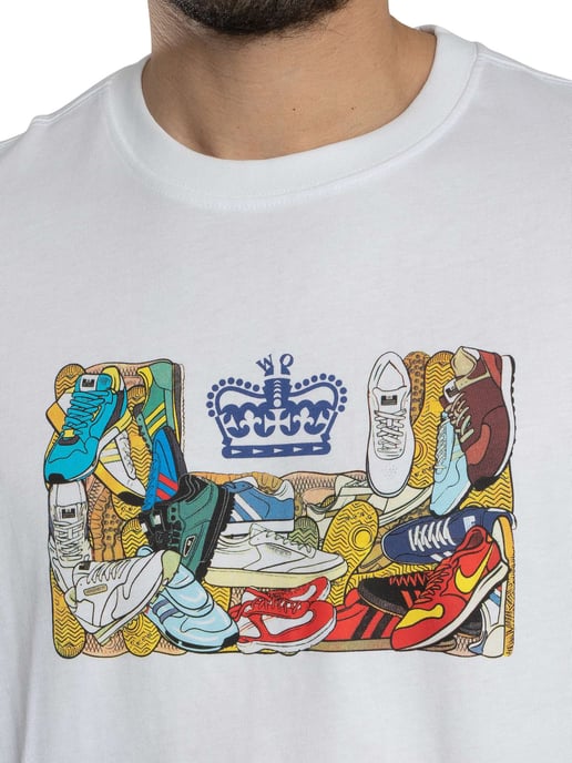 Weekend Offender Darblay Grafik-T-Shirt, Weiß - Image 4