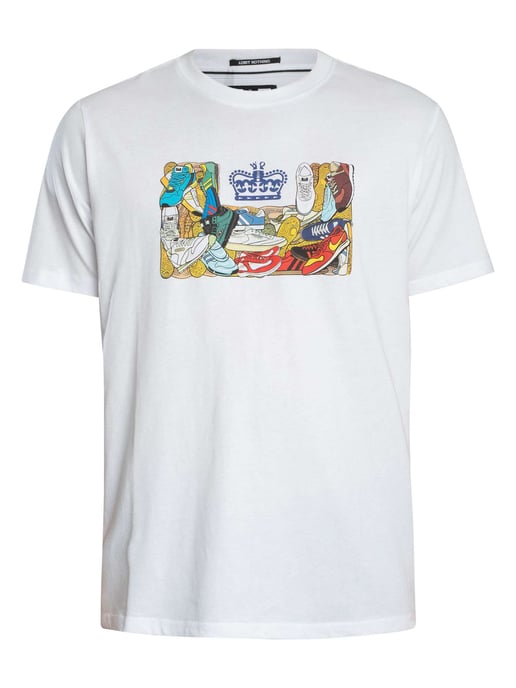 Weekend Offender Darblay Grafik-T-Shirt, Weiß - Image 5