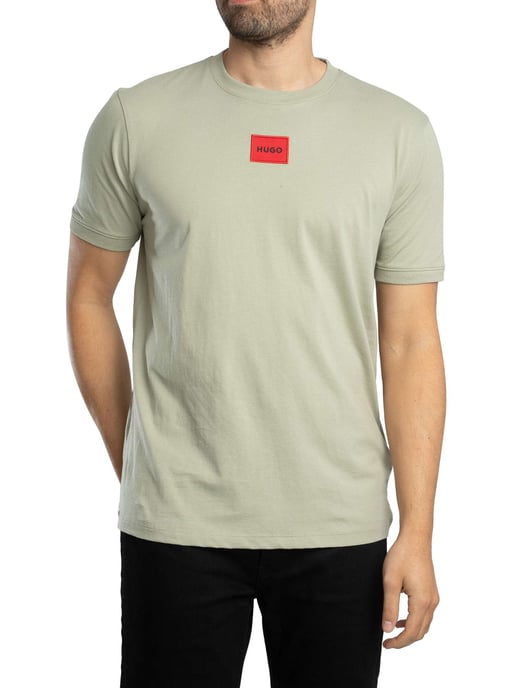 HUGO Diragolino 212 Logo T-Shirt, Grün - Image 1