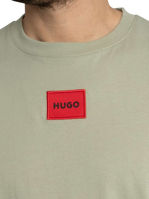 HUGO Diragolino 212 Logo T-Shirt, Grün - Image 4