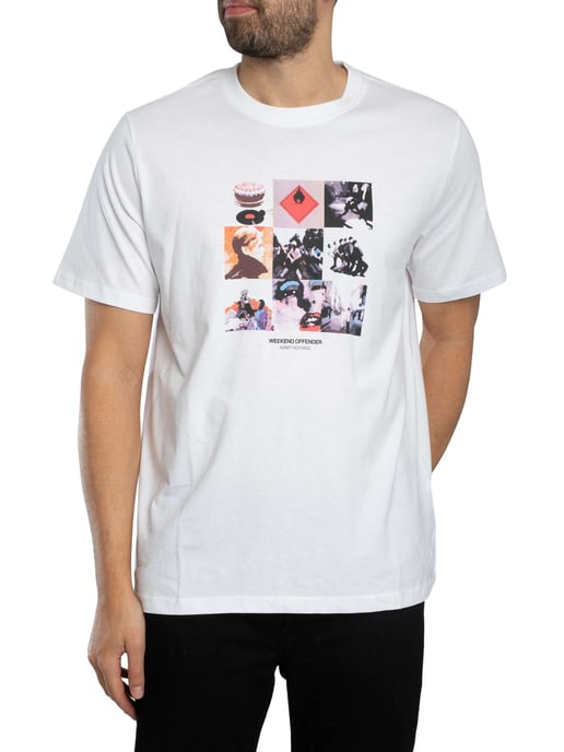 Weekend Offender T-Shirt Mit Dezentem Aufdruck, Weiß - Image 2