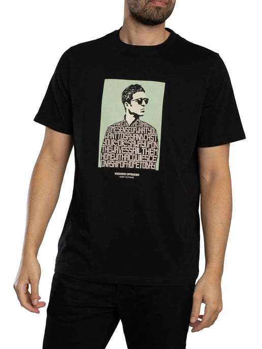 Weekend Offender Camden Grafik-T-Shirt, Schwarz - Image 1