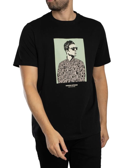 Weekend Offender Camden Grafik-T-Shirt, Schwarz - Image 2