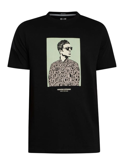 Weekend Offender Camden Grafik-T-Shirt, Schwarz - Image 5
