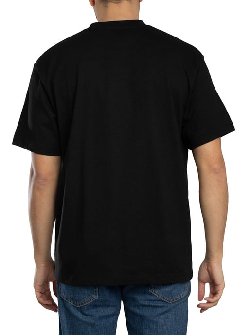 Lacoste T-Shirt Aus Schwerem Baumwolljersey, Schwarz - Image 3