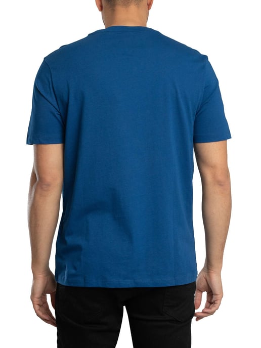 HUGO Dero222 Logo T-Shirt, Blau - Image 3