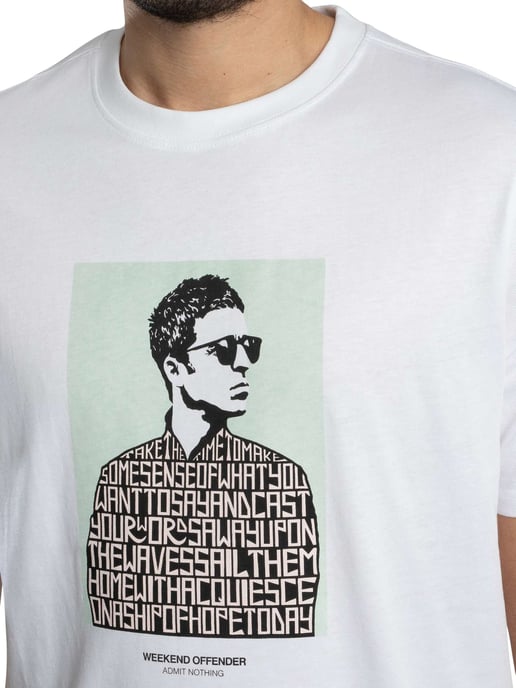 Weekend Offender Camden Grafik-T-Shirt, Weiß - Image 4