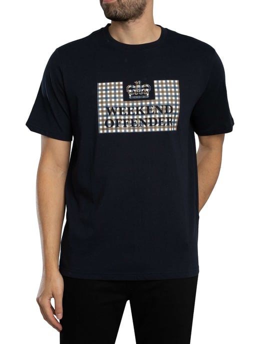 Weekend Offender Shevchenko-Grafik-T-Shirt, Blau - Image 1