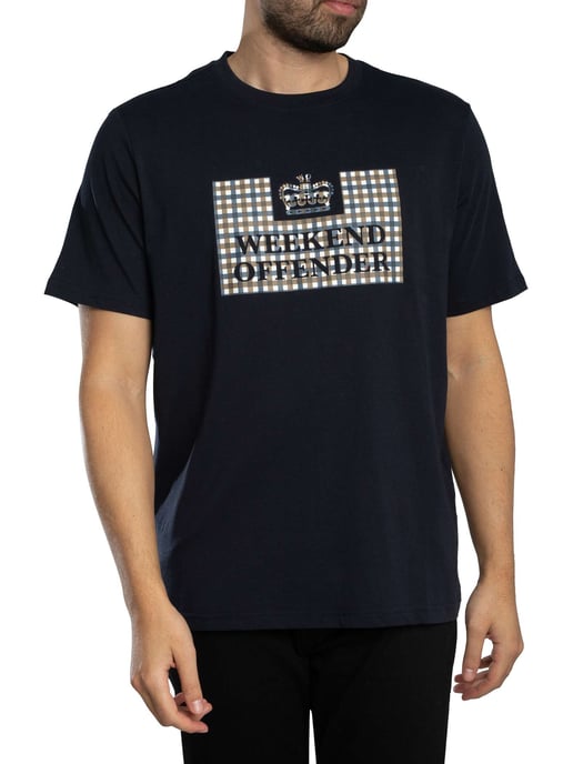 Weekend Offender Shevchenko-Grafik-T-Shirt, Blau - Image 2