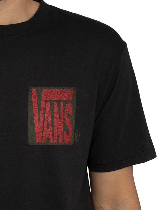 Vans Stretch-T-Shirt Mit Grafikprint Auf Der Rückseite, Schwarz - Image 4