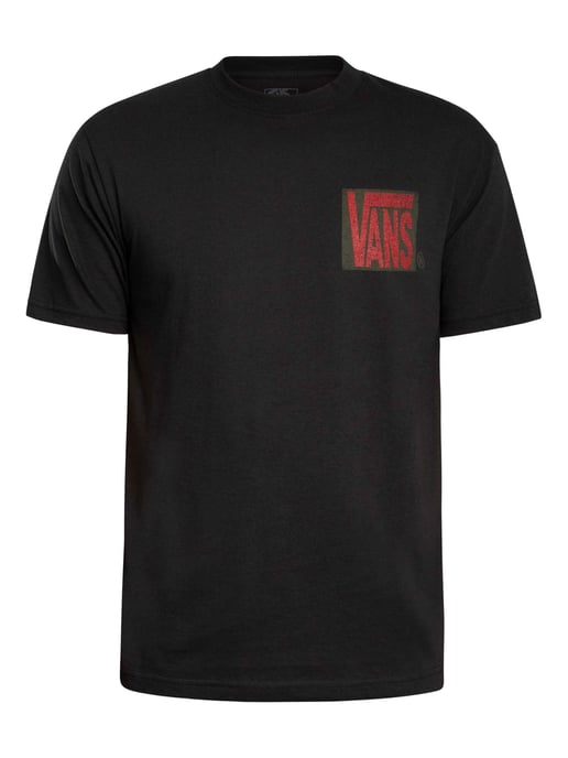 Vans Stretch-T-Shirt Mit Grafikprint Auf Der Rückseite, Schwarz - Image 5
