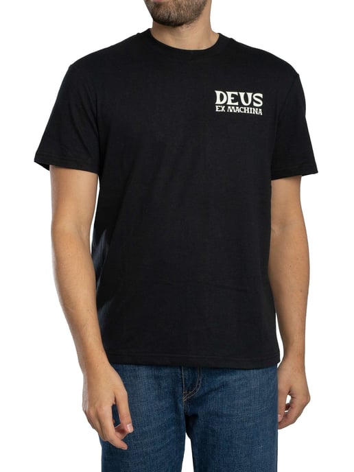 Deus Ex Machina Chinook Rückengrafik-T-Shirt, Schwarz - Image 1