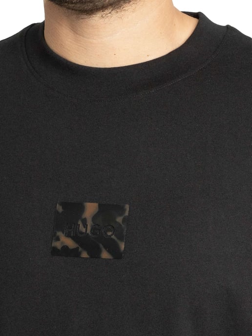 HUGO Dumeon Logo T-Shirt, Schwarz - Image 4
