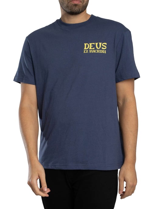 Deus Ex Machina Chinook Rückengrafik-T-Shirt, Blau - Image 2