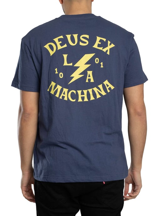 Deus Ex Machina Chinook Rückengrafik-T-Shirt, Blau - Image 3