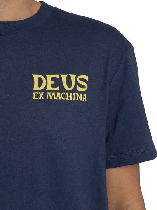 Deus Ex Machina Chinook Rückengrafik-T-Shirt, Blau - Image 4
