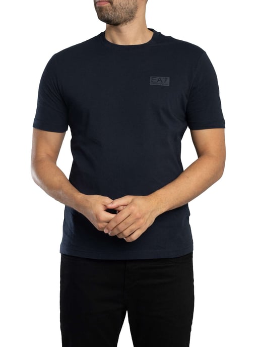 EA7 T-Shirt Mit Back Box Logo, Blau - Image 2