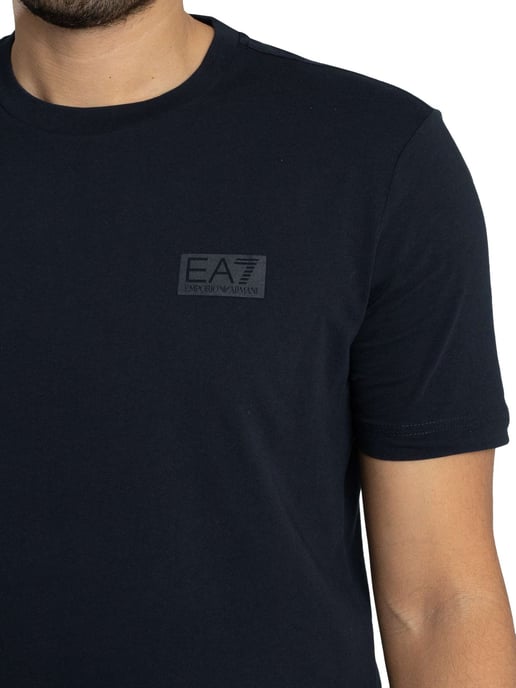 EA7 T-Shirt Mit Back Box Logo, Blau - Image 4