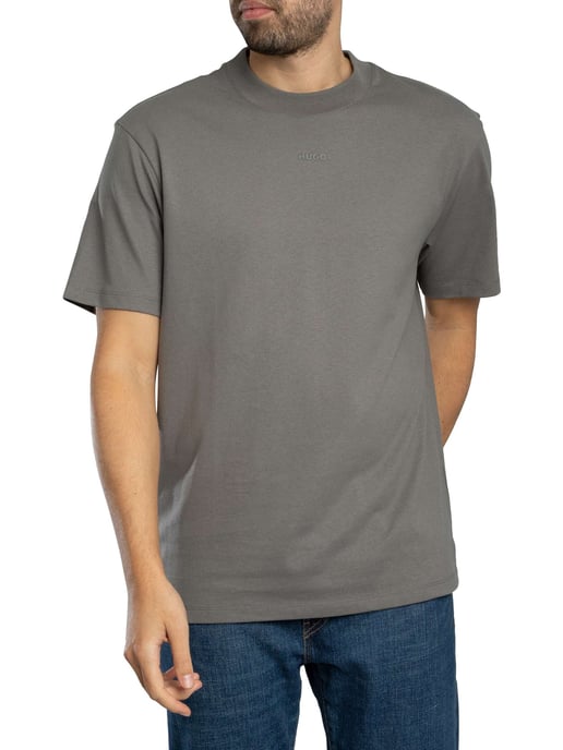 HUGO Dapolino-Logo-T-Shirt, Grau - Image 1