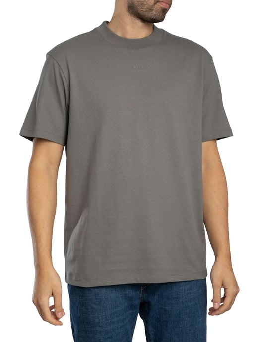 HUGO Dapolino-Logo-T-Shirt, Grau - Image 2