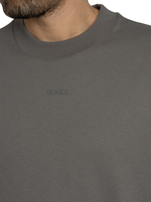 HUGO Dapolino-Logo-T-Shirt, Grau - Image 4