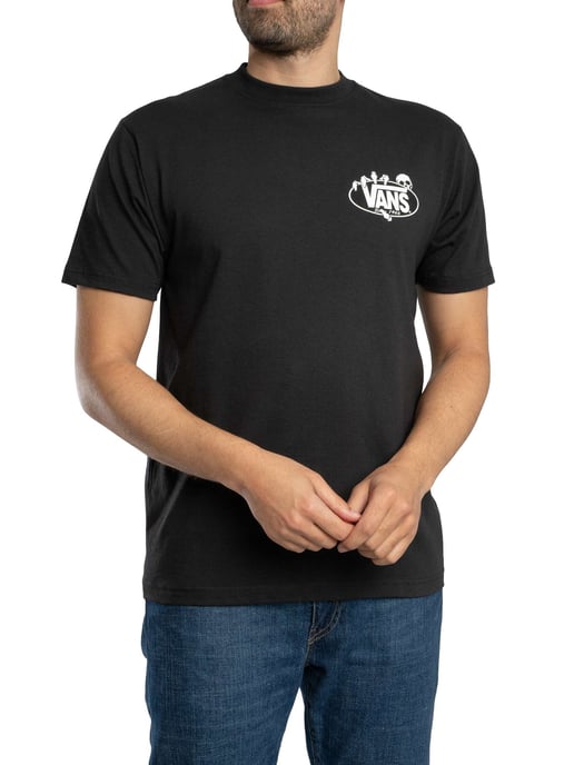 Vans T-Shirt Mit Rückengrafik, Schwarz - Image 2