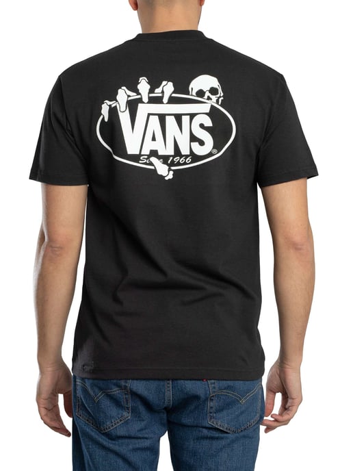 Vans T-Shirt Mit Rückengrafik, Schwarz - Image 3