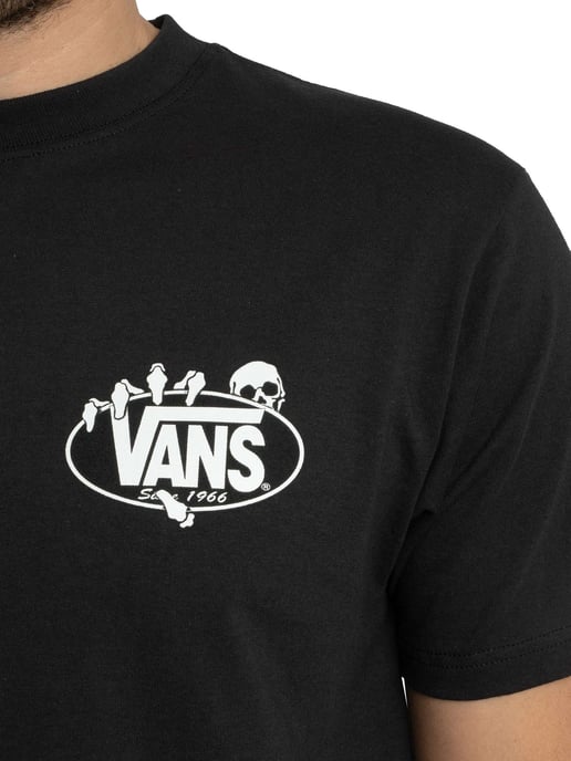 Vans T-Shirt Mit Rückengrafik, Schwarz - Image 4