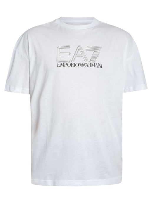 EA7 Echo Grafik-T-Shirt, Weiß - Image 5