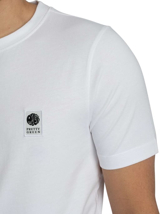 Pretty Green Sinclair T-Shirt, Weiß - Image 4