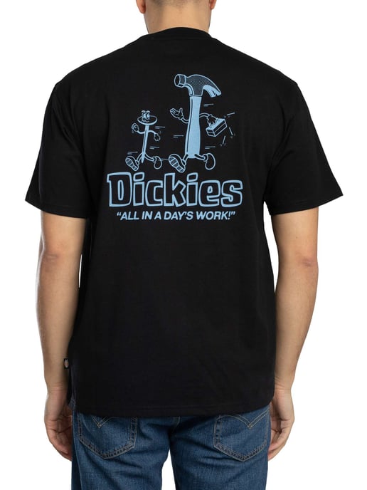 Dickies Fairland Rückengrafik-T-Shirt, Schwarz - Image 3