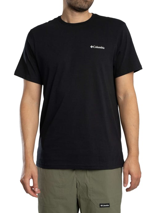 Columbia Outdoor-T-Shirt Mit Rückengrafik, Schwarz - Image 1
