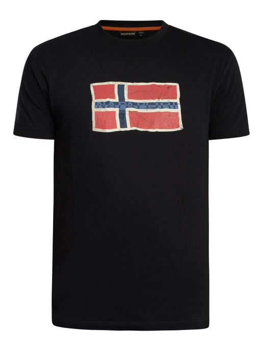 Napapijri Mahsa Grafik-T-Shirt, Schwarz - Image 6