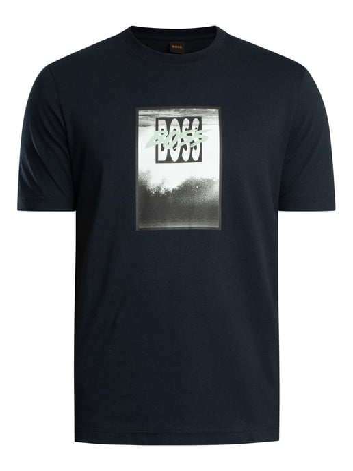 BOSS Te DJ Grafik-T-Shirt, Blau - Image 5