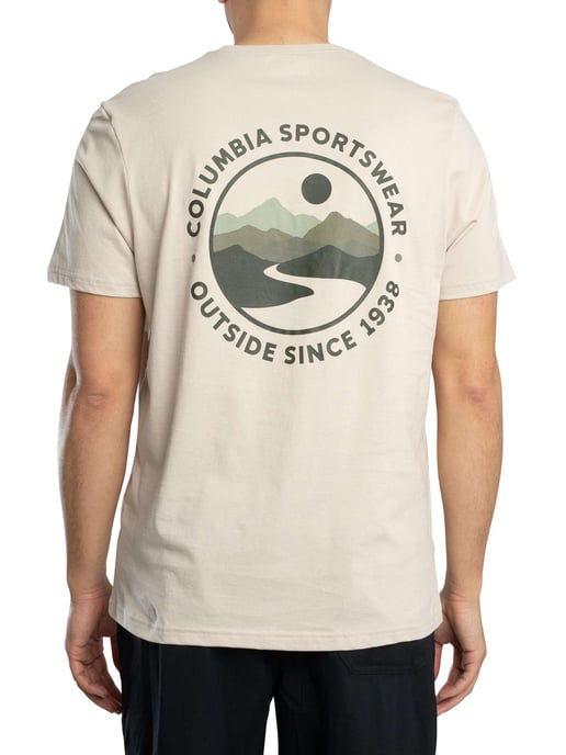 Columbia Outdoor-T-Shirt Mit Rückengrafik, Beige - Image 3