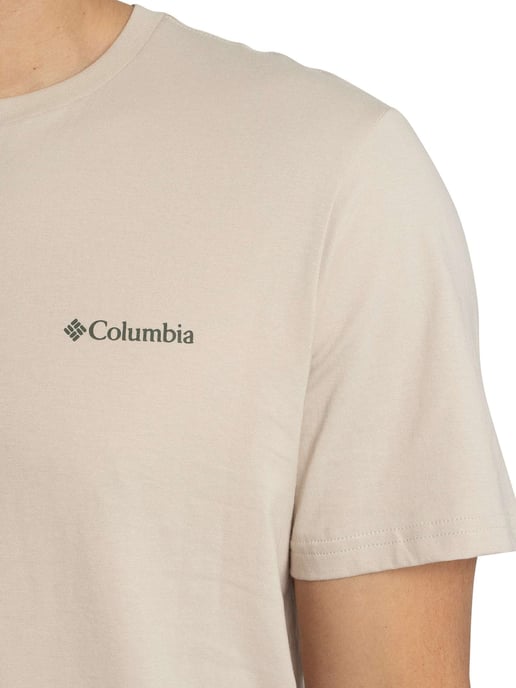 Columbia Outdoor-T-Shirt Mit Rückengrafik, Beige - Image 4