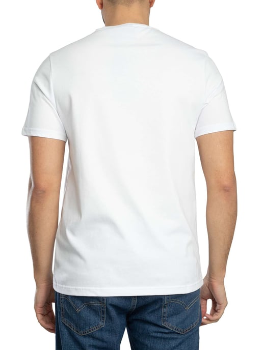 Lyle & Scott Kariertes T-Shirt Mit Einsätzen, Weiß - Image 3